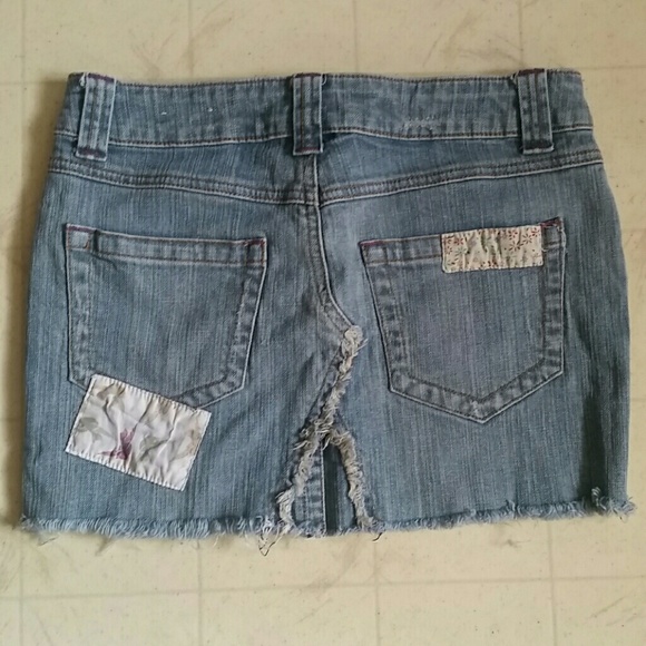 mini denim skirt - Picture 2 of 6